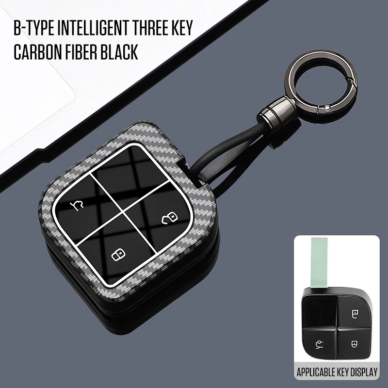 

Car Key Case Cover for Lynk & Co 08 08EMP 2022 2023 2024 2025 LYNKCO 08 ABS Plastic Auto Key Fob Holder Keychain Accessories