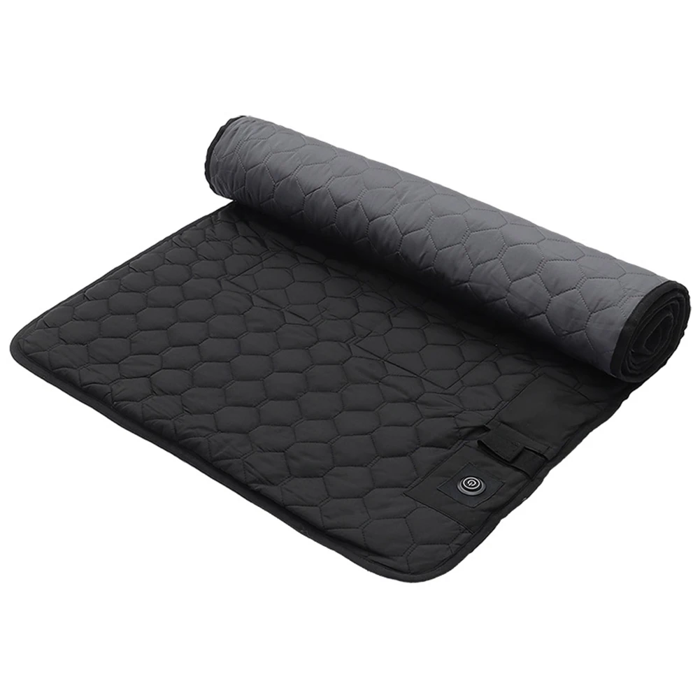 

Multi-functional USB Heating Mat 7 Zone Areas 3-Level Adjustable USB Heated Seat Cushion Foldable Portable Outdoor Camp Supplies