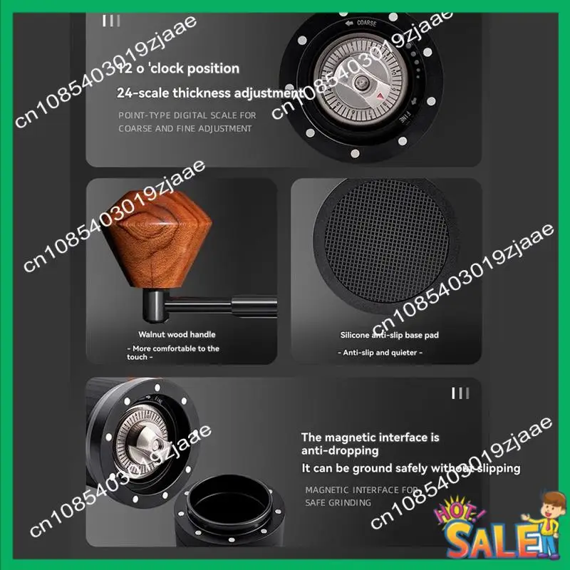 

New Arrival Manual Coffee Grinder 7 Star Grinder Manual For Espresso, French Press, Pour Over A