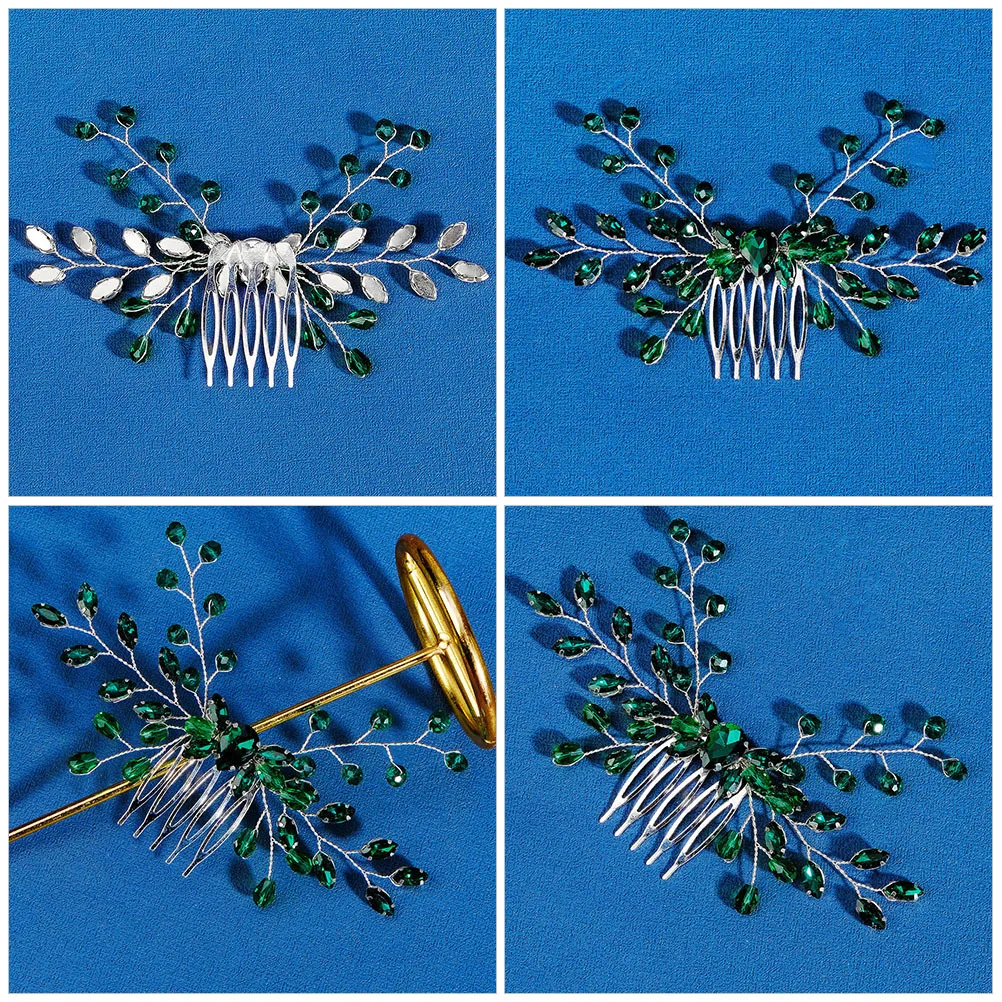 Crystal Comb Rhinestone Hair Side Comb For Wedding Bridal Hair Accessories Women Girl Women Headpiece Headpiece