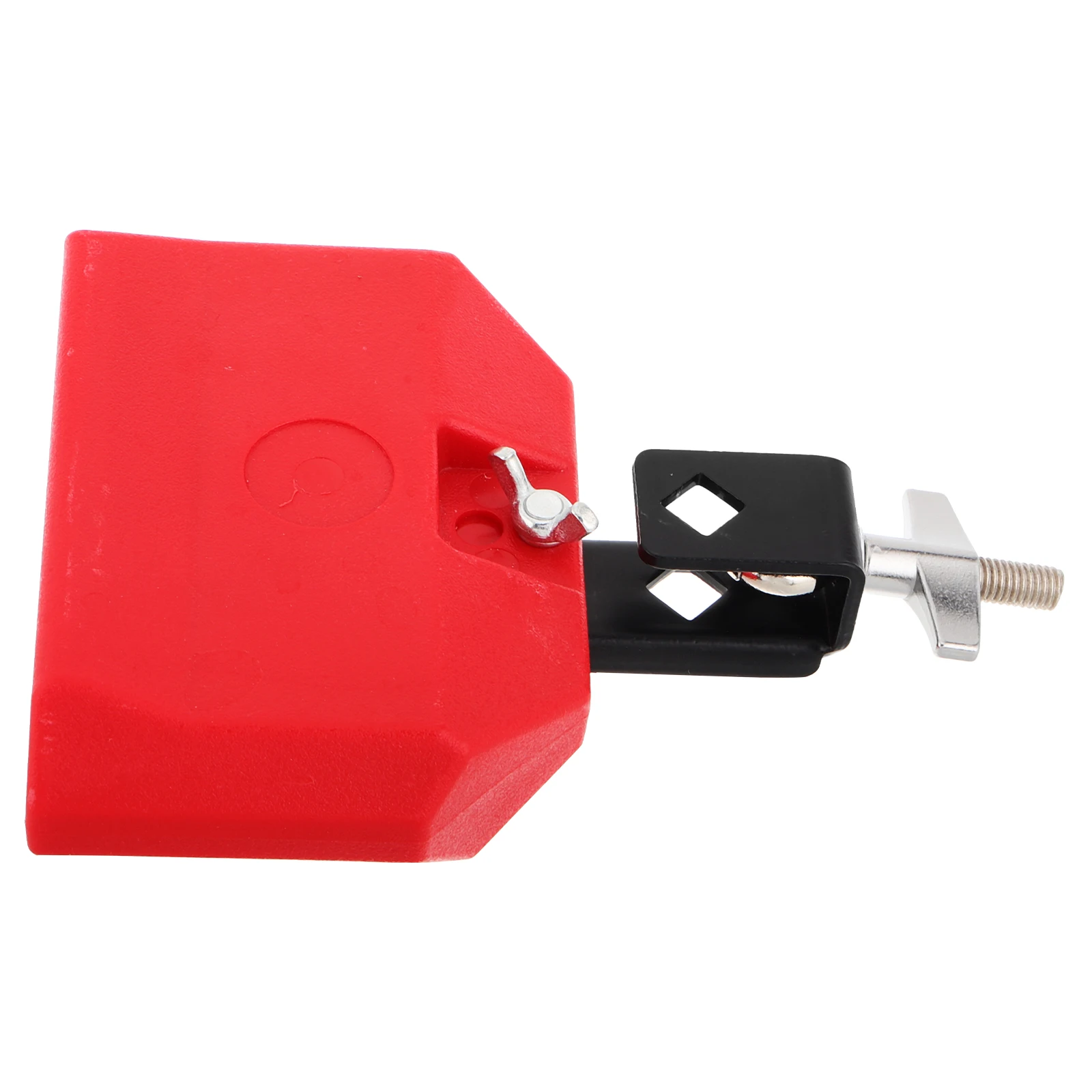 

Drum Kit Accessories with Red Temple Blocks Cowbell for Percussion Supply Children Home School Performance