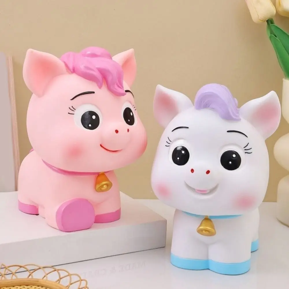 Durable Unbreakable Horse Money Jar Good Luck Cute Coin Saving Box Decorative Animal Piggy Bank Adult
