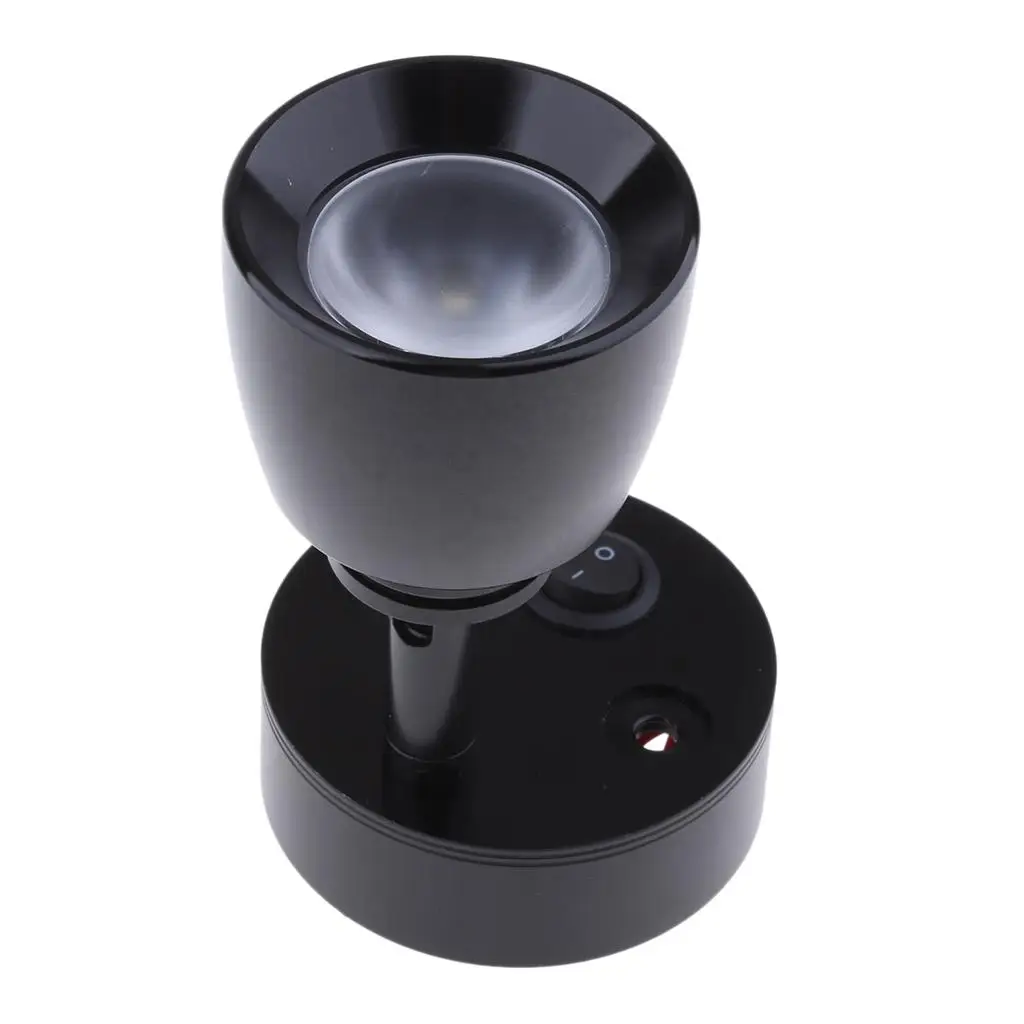 Wall Mount LED Reading Light 12V Metal Bed Lamp for Boat RV Marine Camper Flexible Lighting