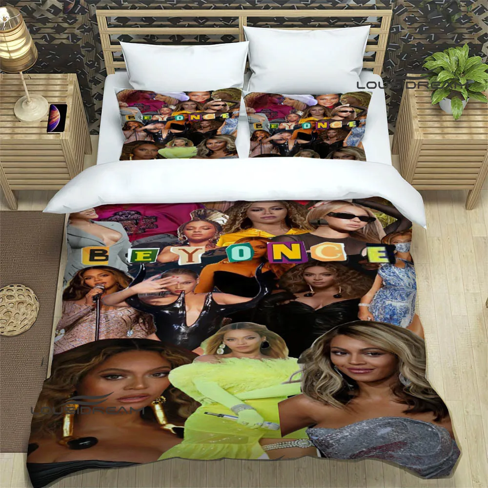 Beyonce Giselle Knowles printed  Bedding Sets exquisite bed supplies set duvet cover bed comforter set bedding set luxury