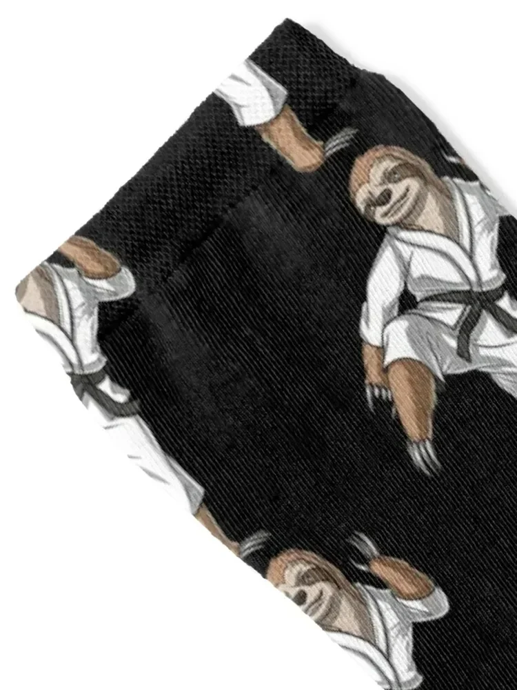 Sloth Karate Socks christmass gift man funny sock Stockings Women Socks Men's