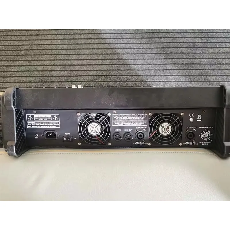 PM1000-DS3 Mixer Daya Berkualitas Baik dengan Bluetooth 10 Kanal DSP USB Phantom 48v Perekaman 2*1200W dengan Kotak Mixer