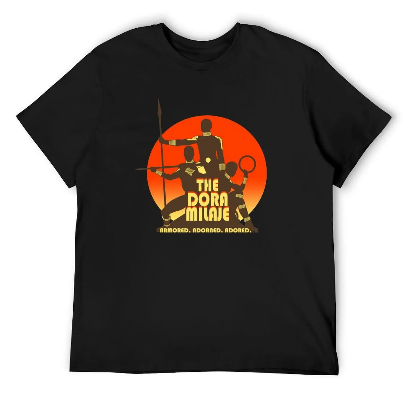 

Dora Milaje T-Shirt custom t-shirts Short sleeve tee graphics fitted t shirts for men