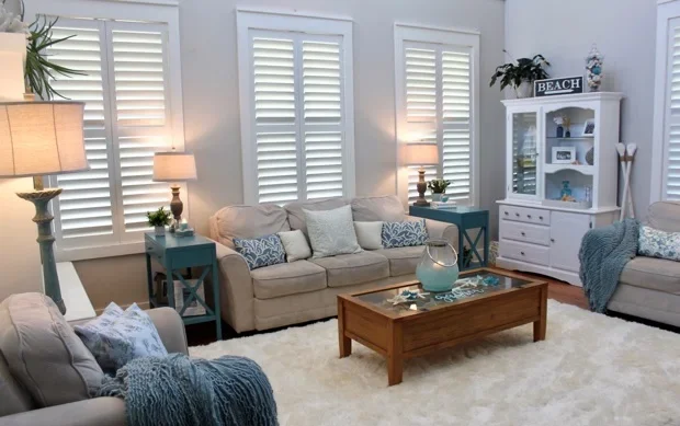 Factory solid wood window louvers plantation shutters window shutters industrial