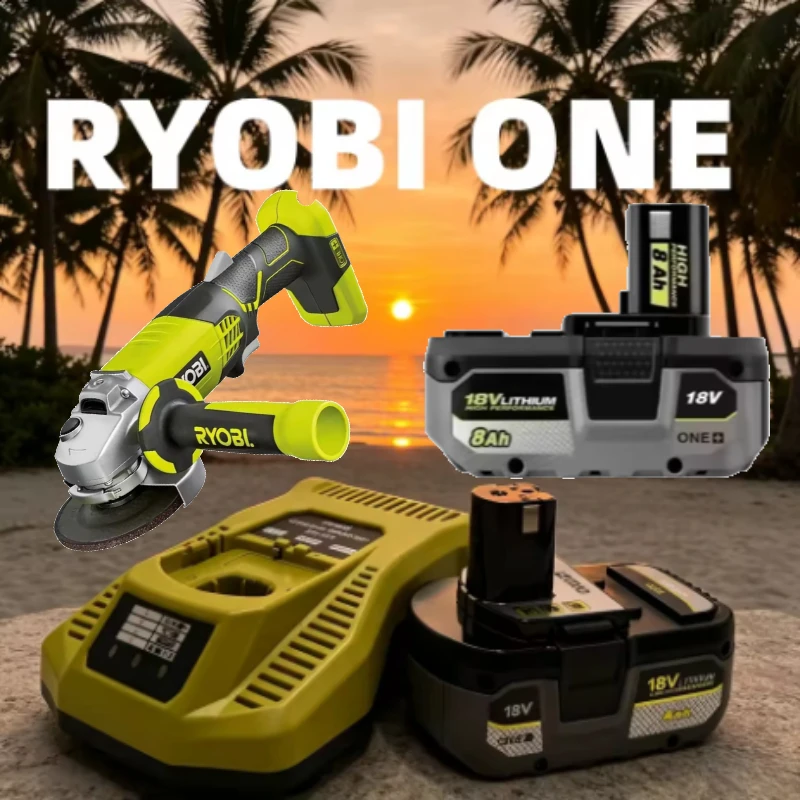 

RYOBI 18V ONE+ 6.0Ah Lithium Battery Pack Overcharge Overdischarge Protection Fit P129 RB18L60 Impact Saw Yard Tools