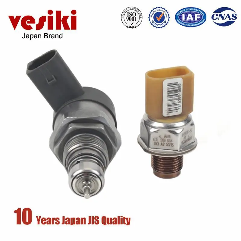 Vesiki 057130764H 0281002859 Diesel Fuel Pressure Regulator Pressure Sensor 85PP26-93 For VW Passat Audi A3 A4 A5 A6 Q5 2.0 3.0