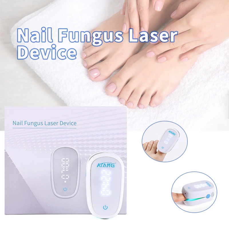 Atang – dispositif Portable pour les ongles, traitement des champignons, Infection au Laser, couleur grise