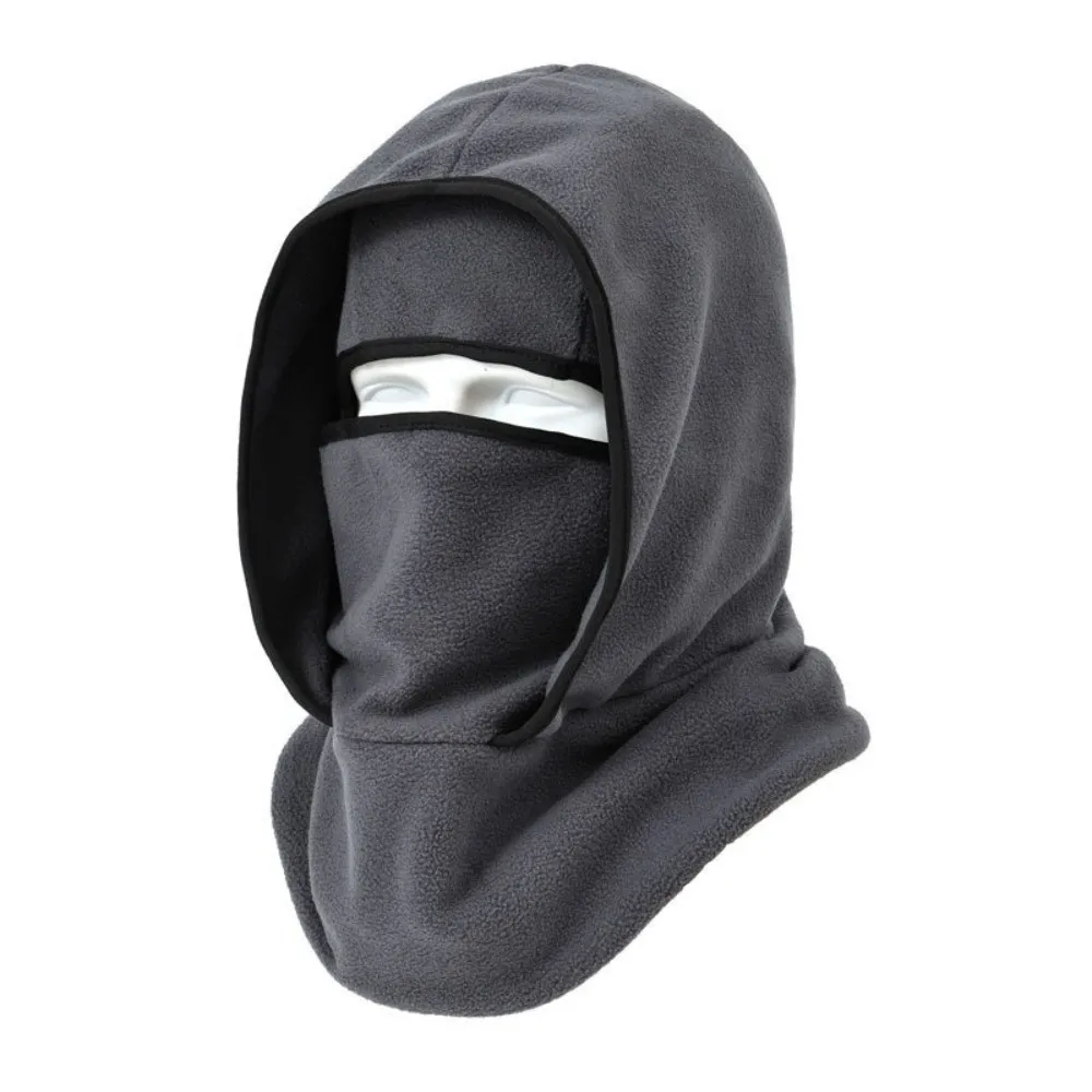 Doppellagige Balaclava-Fahrradkappe, Nackenschutz, Gesichtsmaske, warme Mütze, winddicht, kältebeständig, Ohrenschutzmütze – Detail 12