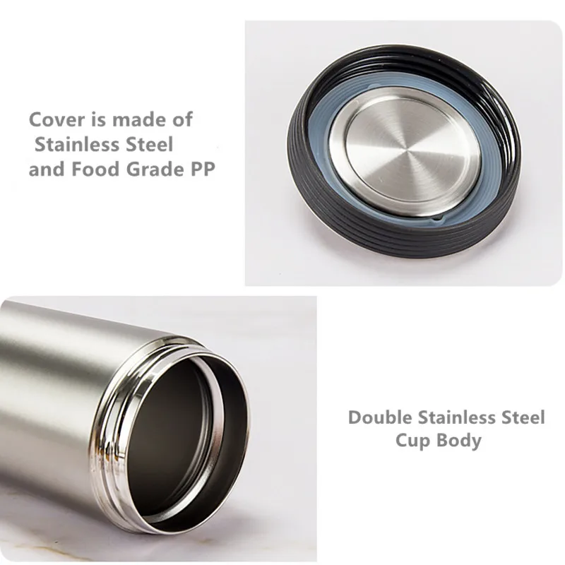 Новый 350 мл термос с фильтром в деловом стиле, термосы из нержавеющей стали с двойными стенками, кофе, чая, дорожная кружка, термокружка