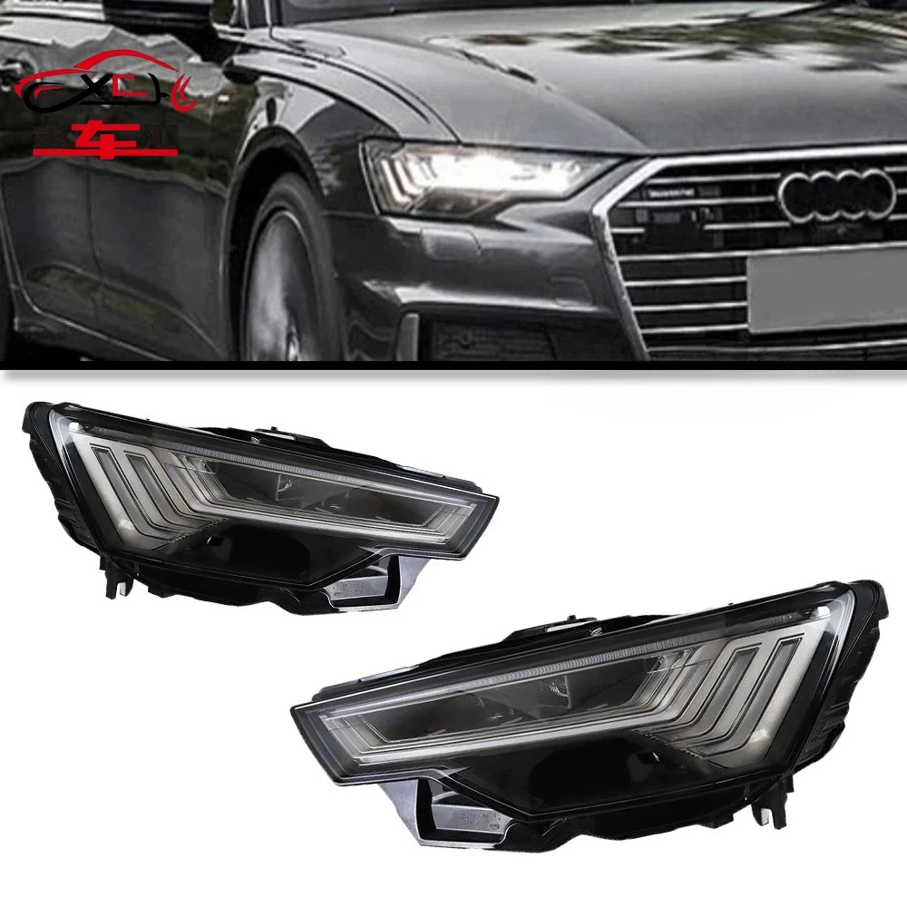 

XCH Auto Parts For Audi A6 Headlights 2019-2023 C8 Styling LED Daytime Lights Dynamic Signal Lamp Car Accesorios Modified