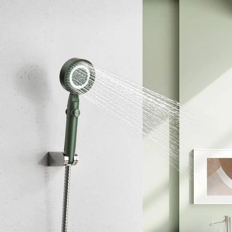 Shower Head Pressure 5 Mode Rain Showerhead Sprayer Ergonomic Increase Water Pressure Shower Head Pressure Boosting Shower Head