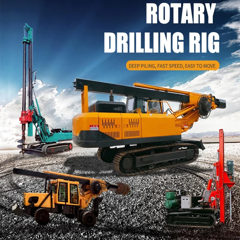 150m Rotary Rig Drilling Pile Foshan Hole Rotary Water Well Drill Rigs Machine Hydraulic Rotary Drilling Equipment