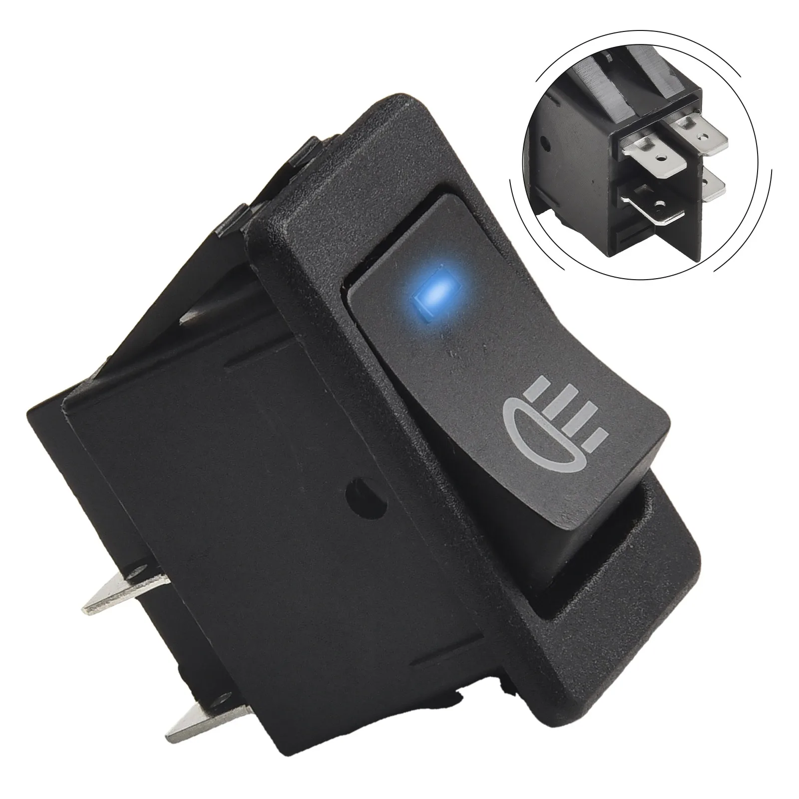 ASW-17D LED Interruptor de carro Interruptor de alternância Interruptores de farol Indicador Rocker LED 12V 35A Suprimentos de equipamentos elétricos