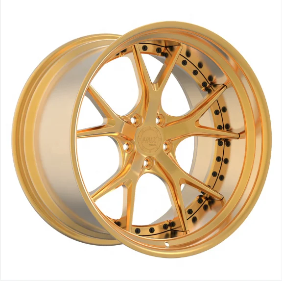 【Hot】Best Selling 18 19 20 21 22 23 24inch  Colorful Forged Wheels,gold 5x112 or 5x120 Wheels