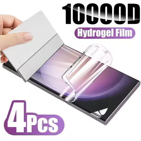 4Pcs Hydrogel Full Cover Screen Protector For Samsung Galaxy S10 S20 S21 Plus S22 S23 Ultra FE Note 9 10