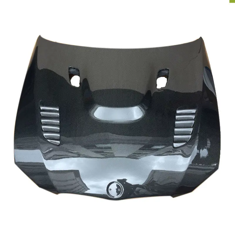 Factory Price carbon fiber hood for  E90 E92 E93 front scoop V design To M3 style bonnet 2008~2013