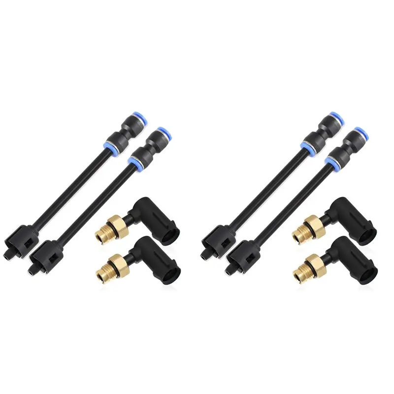 BAAJ-4PCS Suspension Elbow Air Strut Repair Kits With Hoses For Jeep Grand Cherokee 2011-2020,Replace: 68084809AA