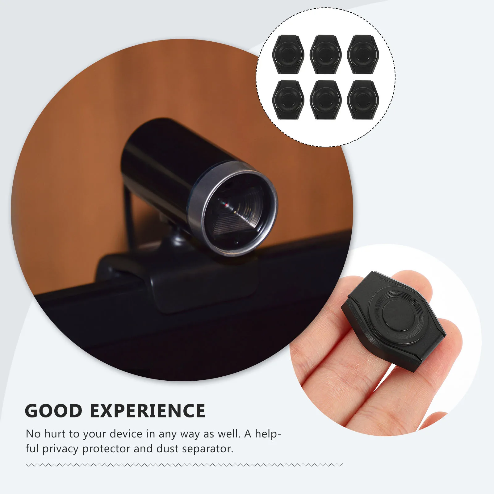 

6Pcs Webcam Privacy Covers Flipping Camera Lens Protector for Laptop Computer USB Camera Privacy Protectors Anti-Peeping Covers