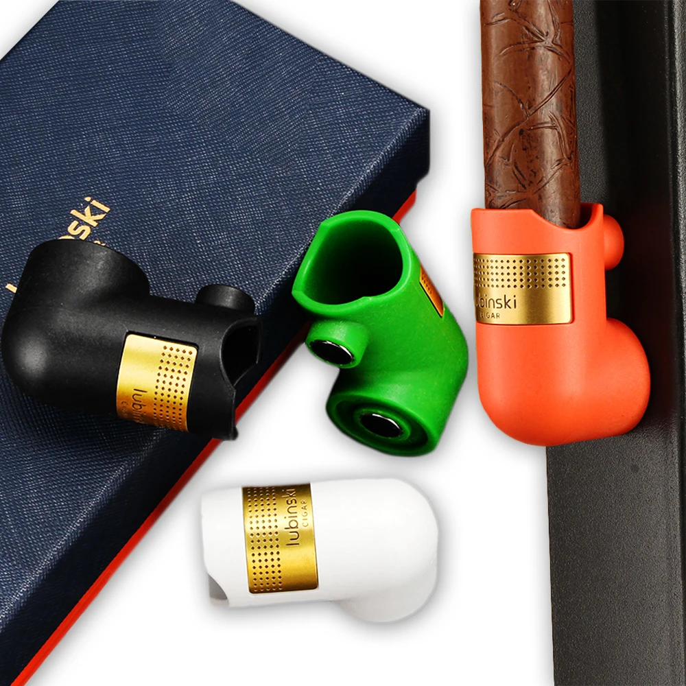 

LUBINSKI Magnetic Cigar Holder Premium Quality Plastic Cropper Cigar Rest For Enhanced Smoking Accessories