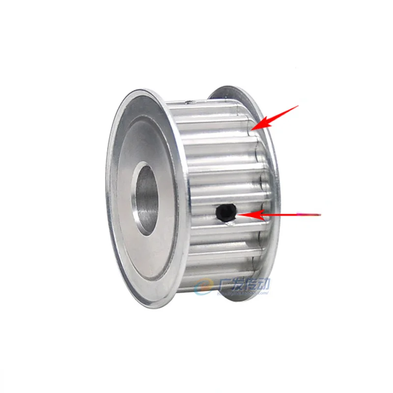 8M 16 Teeth AF double-sided flat synchronous wheel groove width 15mm hole 8/10/12/14/15/17/19/20mm