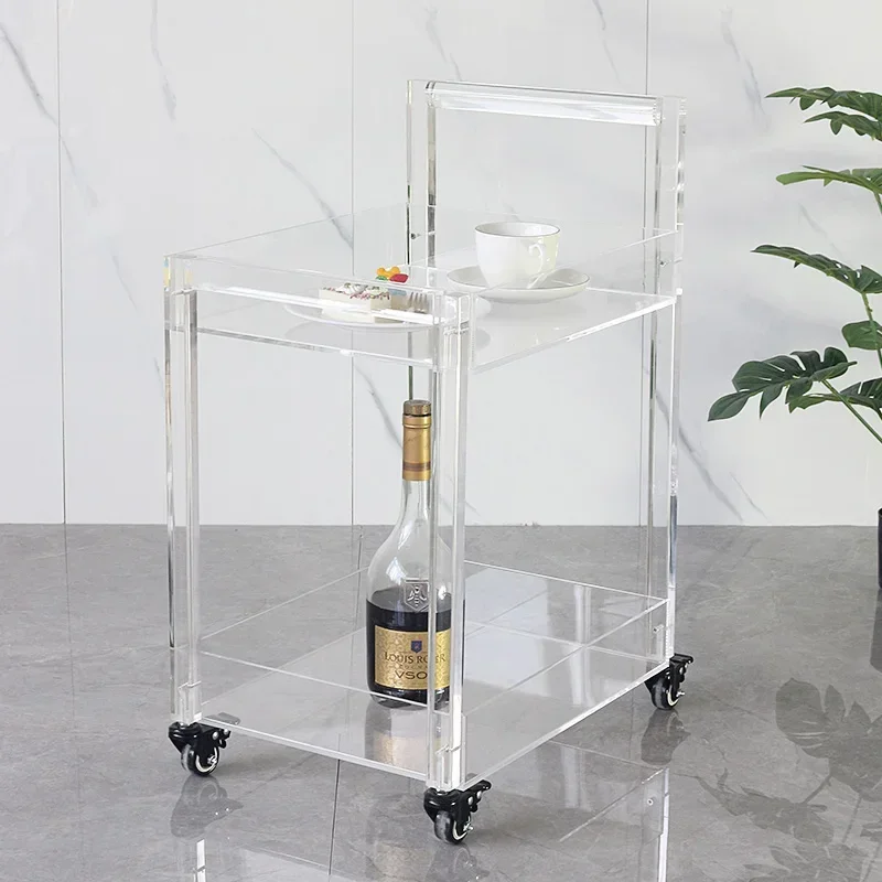 Creative small cart sofa Ins home corner table minimalist storage shelf can be customized