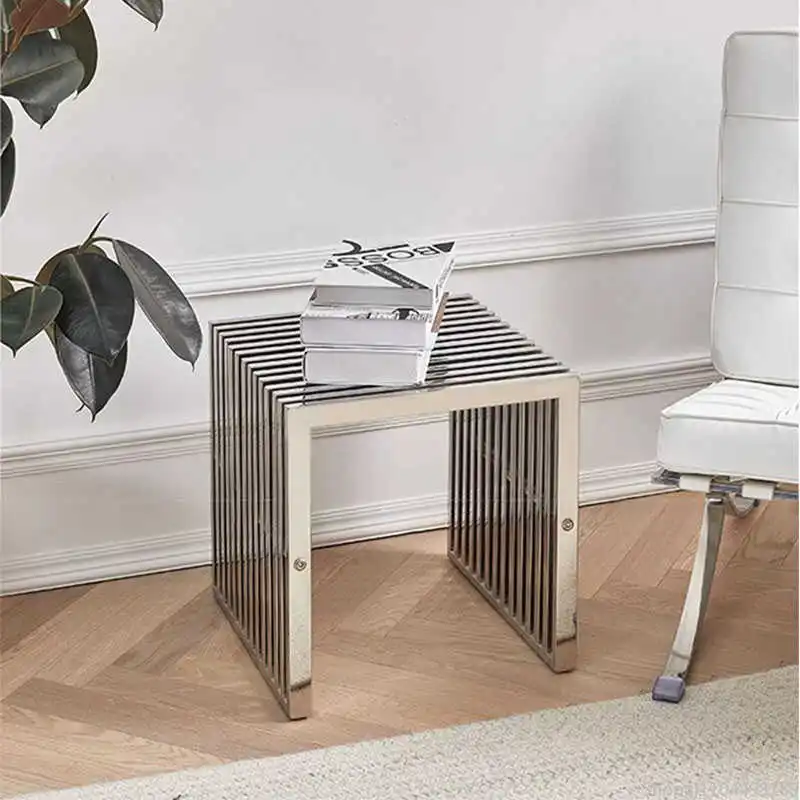 Carlisle Bench Stainless Steel Low Stool Household Simple Living Room Shoe Furniture