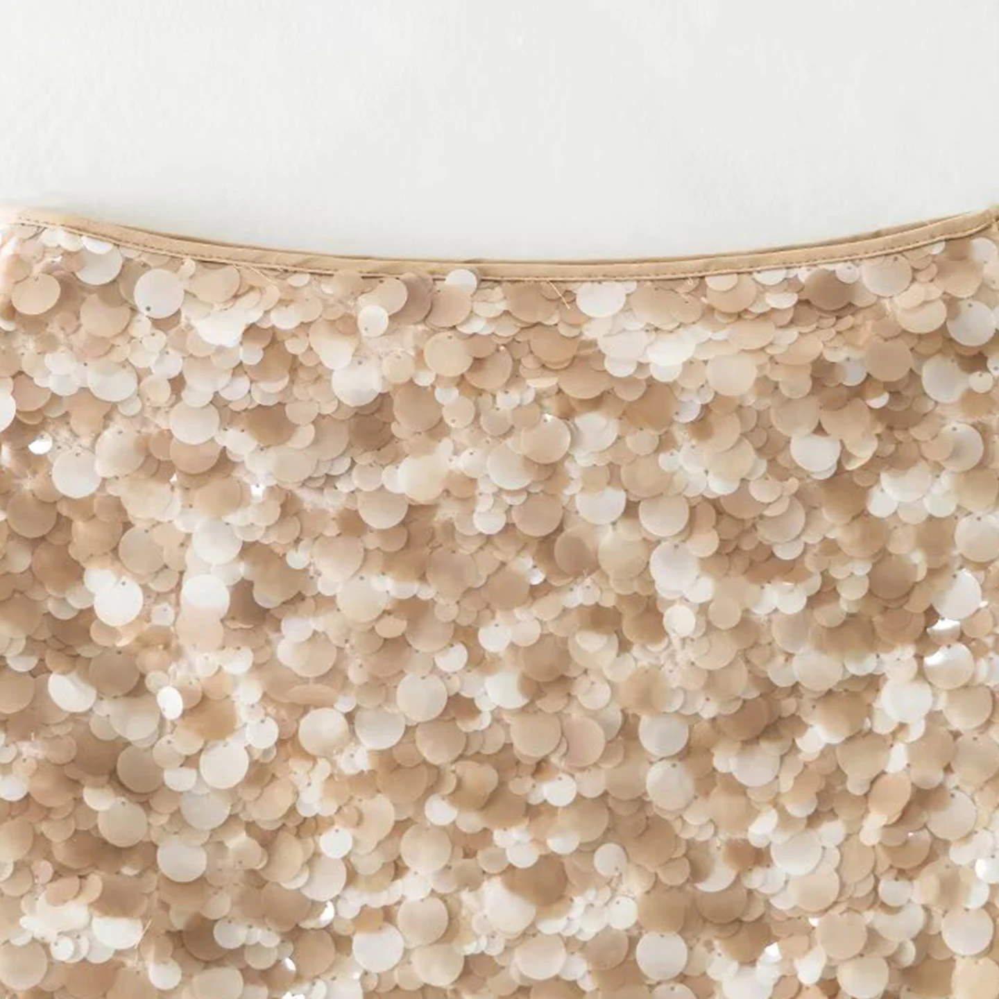 Women's High Waist  Skirt A-Line Short Dress Sparkling Sequins Summer Fashion Sensual High-End Feeling New 2026