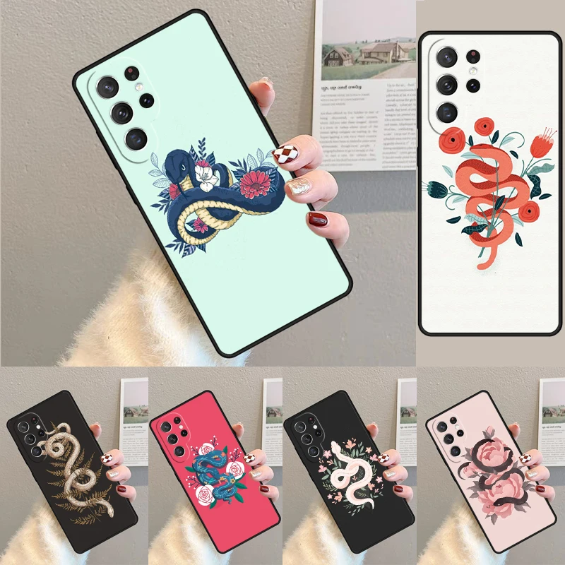 Hand Snake Silicone Phone Case For Samsung Galaxy note 10 pro S26 S25 S24 S23 S22 S21 Plus S25Ultra Capa Cover