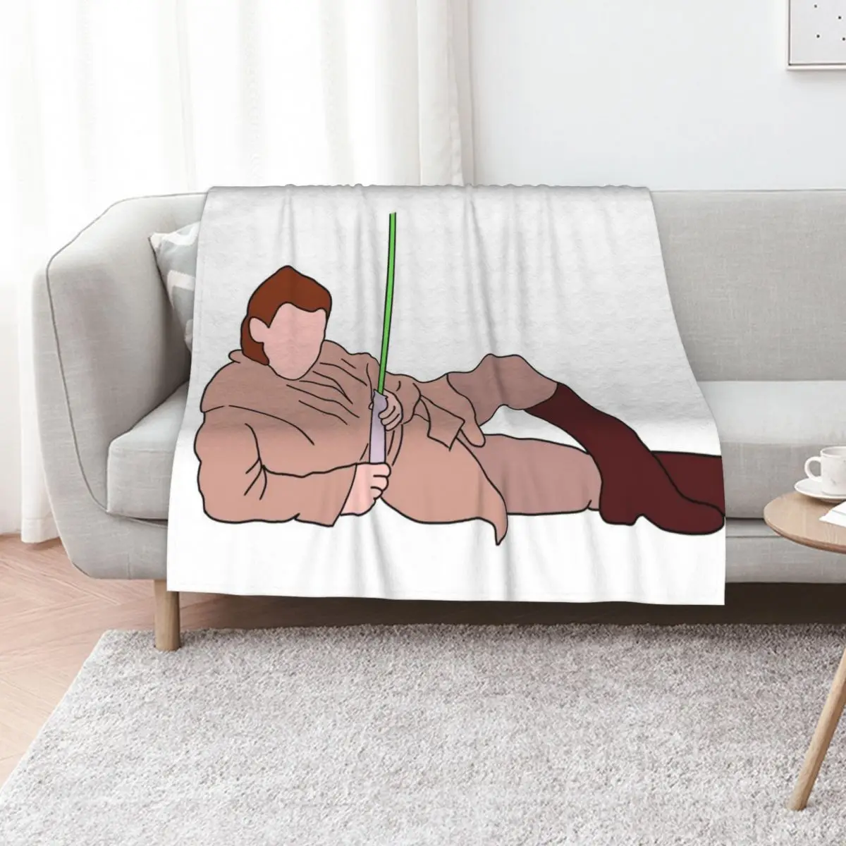 

Obi Wan Sexy Pose Throw Blanket Soft for sofa Softest Sofa Throw Blankets