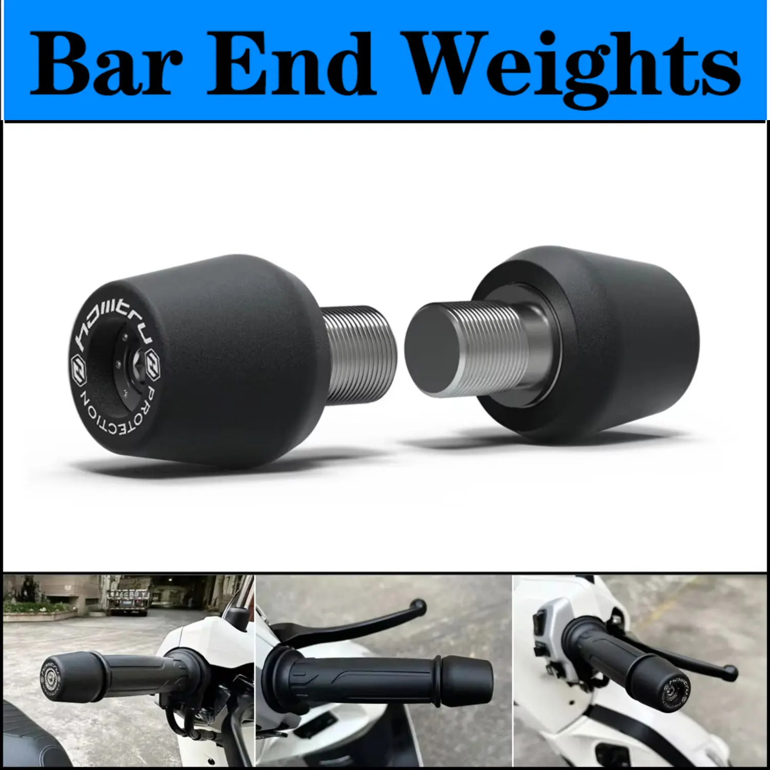 For Aprilia Tuono V4 / Tuono V4 Factory / Tuono V4 1100 Factory / 2011-2023 Handle Bar End Weight Grips Cap