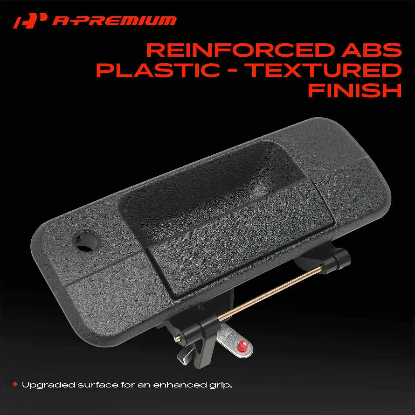 A-Premium Black Tailgate Latch Handle with Keyhole for Toyota Tundra 2007-2013