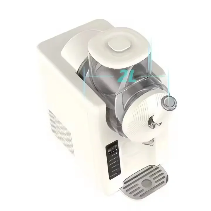 Compressor Ice Cream & Slushie Maker for Home Use - 2L Capacity, 30-Min Quick   , LED Display, Easy Clean (CE Certified)
