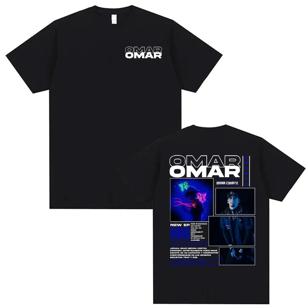 Omar Courtz Por Si Manana No Estoy 2026 Tour Cover T Shirt Unisex Harajuku Aesthetic Oversized T-shirts Men Summer Tops T Shirts