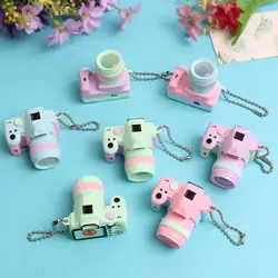 1Pcs Creative Camera Toys Camera Charm Keychain With Flash Light Sound Effect New Fashion Camera Mini Toy Gift For Children