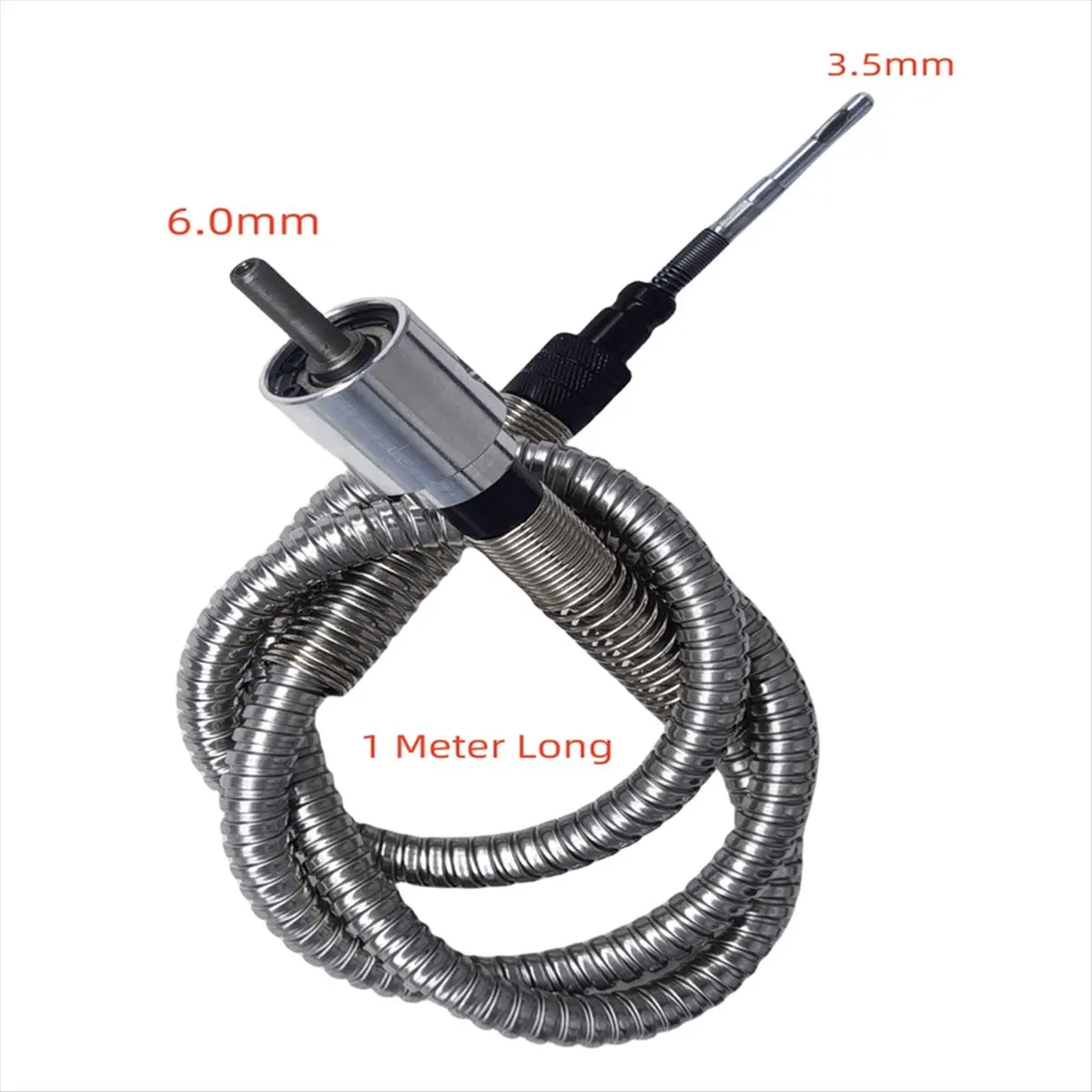 1set 90 Degree Handpiece+Stainless Shaft for Drill Chuck Grinder 6mm Anging Flexible Shaft Grinder Mill Grinder Mesin
