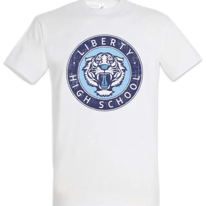 Liberty High I T Shirt 13 School Reasons Symbol Sign Logo Why Hannah Tape