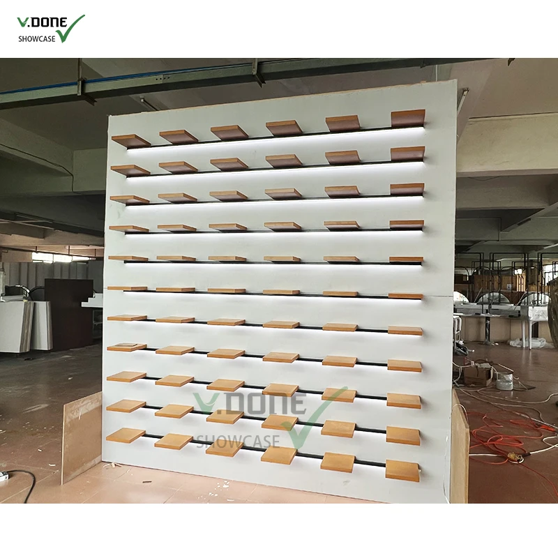 Custom Optical Shop Display Cabinet com trava, vitrine de óculos, óculos de sol Display Rack, montado na parede