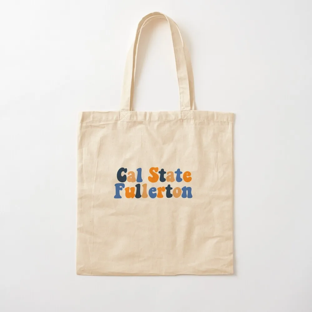 California statue university, Fullerton, csuf, California Tote Bag custom fabric bag canvas tote bag tote bags men