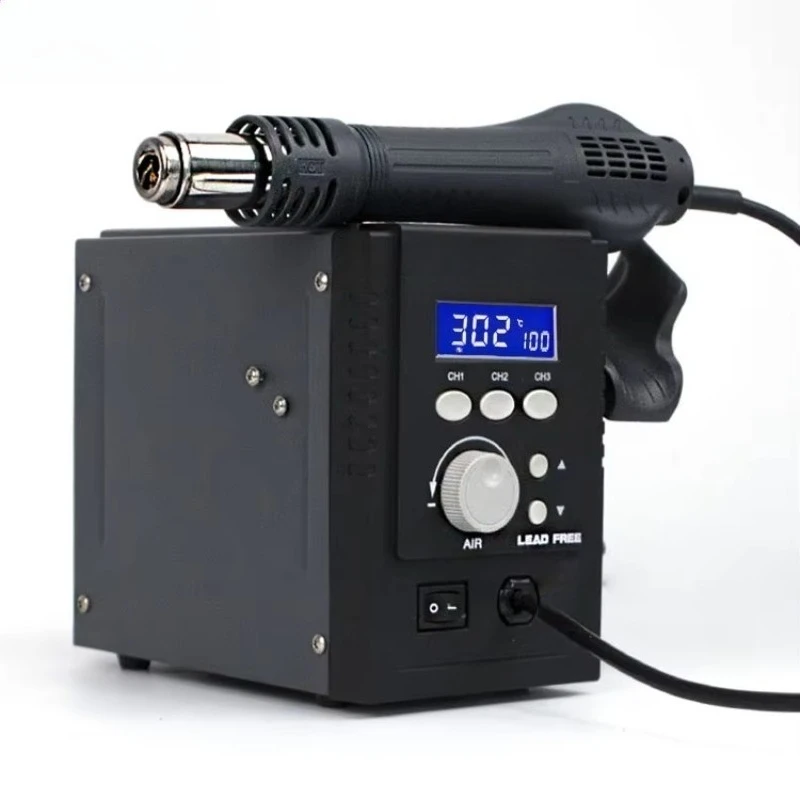 110V/220V 700W Hot Air Soldering Station LED Digital Display Soft Wind Hot Air Heat Gun Rework Station Tool