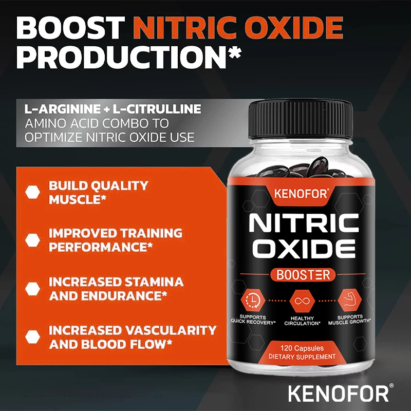 L Arginine 3X Strength - Premium Muscle-supporting Nitrogen Booster That Helps Increase Strength and Energy To Train Harder