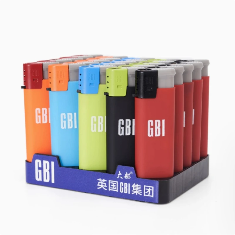 GBI Big Ship Inflatable Windproof Direct Charge Lighter from the UK, Made of frosted rubber with a high-end feel