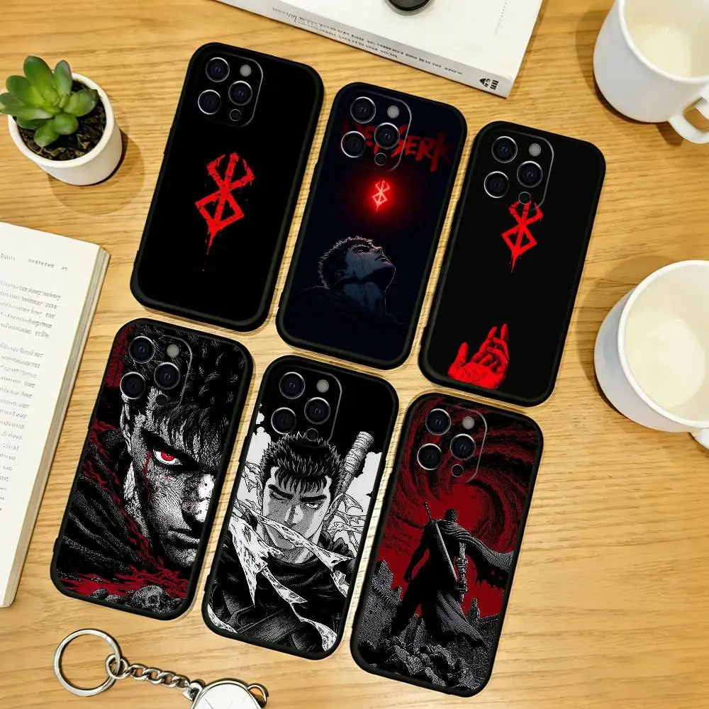 

Anime B-Berserk Phone Case Silicone Soft For IPhone 17 16 15 14 13 12 11 X XR Plus Pro Max Plus