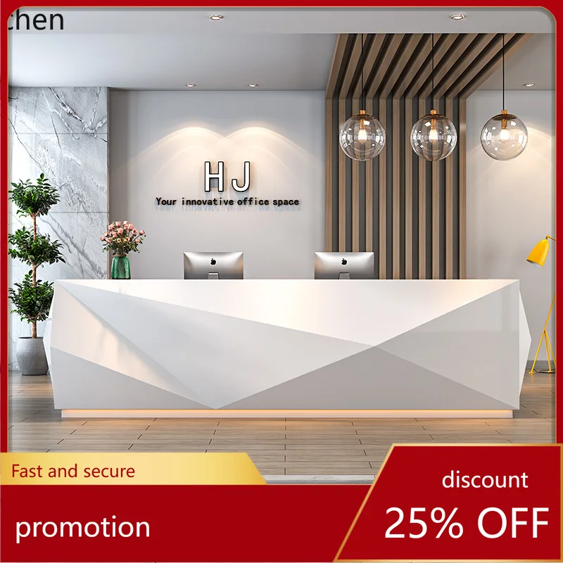 

ZMLpaint front desk company welcome bar hotel checkout page home decoration accessories