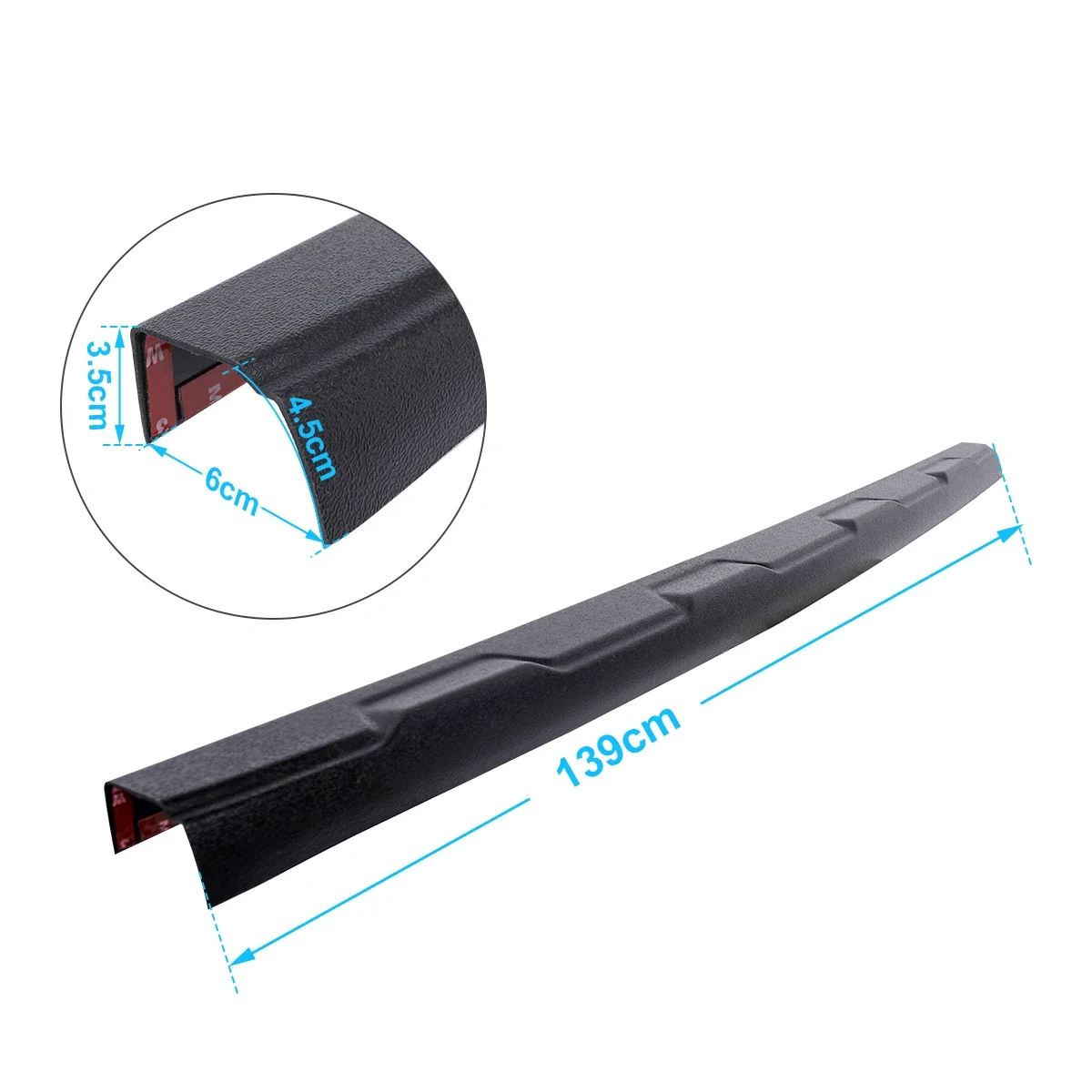 Car Accessories Tail Gate Truck Trim Tail Gate Cover Protector for Ford Ranger 2020-2022 Wildtrak XLT XLS XL Car Styling 1PCS