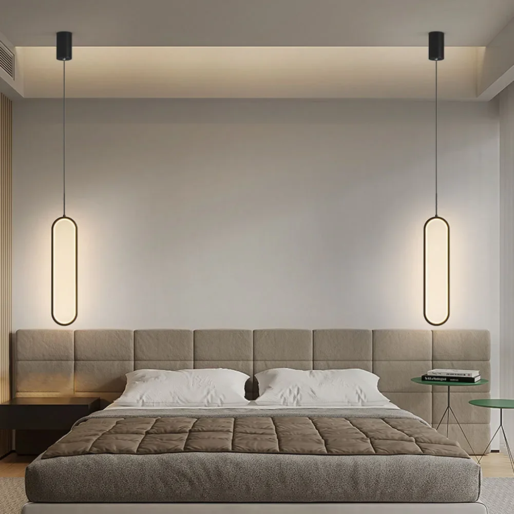 Imagem -02 - Lâmpada Pingente de Estilo Nórdico Home Living Quarto Lustre de Cabeceira Luzes Suspensas Quarto Lustre Iluminação de Decoração Luz Led