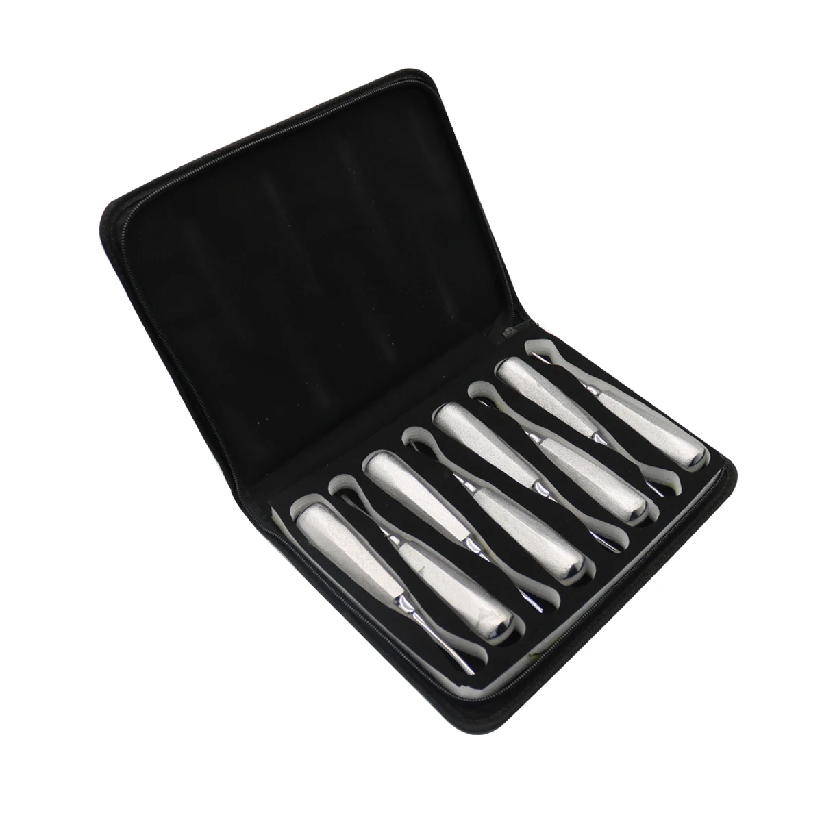 1 Set 8Pcs Dental Tongue Scraper Quite Minimally Invasive Tooth Extraction Tools Tooth Elevator Root Elevator Dental Instruments